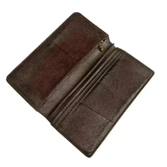 Louis Vuitton Damier Portefeuille Brazza Long Wallet Leather - Picture 4 of 9